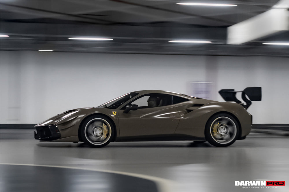 DarwinPRO 2015-2020 Ferrari 488 GTB Spider Challenge Evo Modena Style Side Skirts