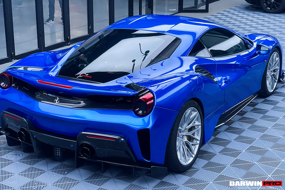 2015-2020 Ferrari 488 GTB | Spider Pista Style Carbon Fiber Full Body Kit