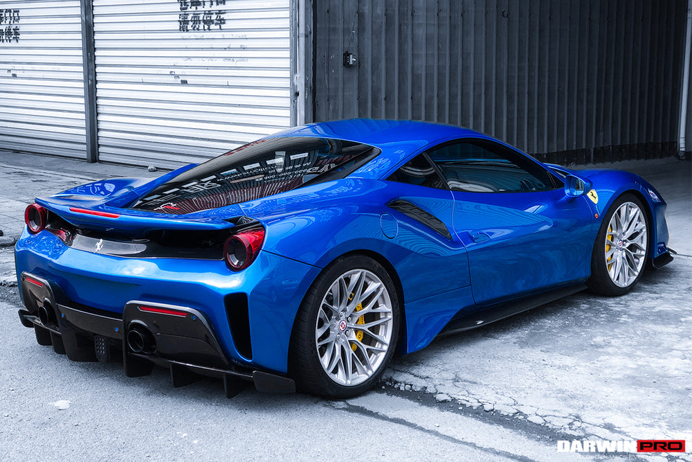 2015-2020 Ferrari 488 GTB | Spider Pista Style Carbon Fiber Full Body Kit