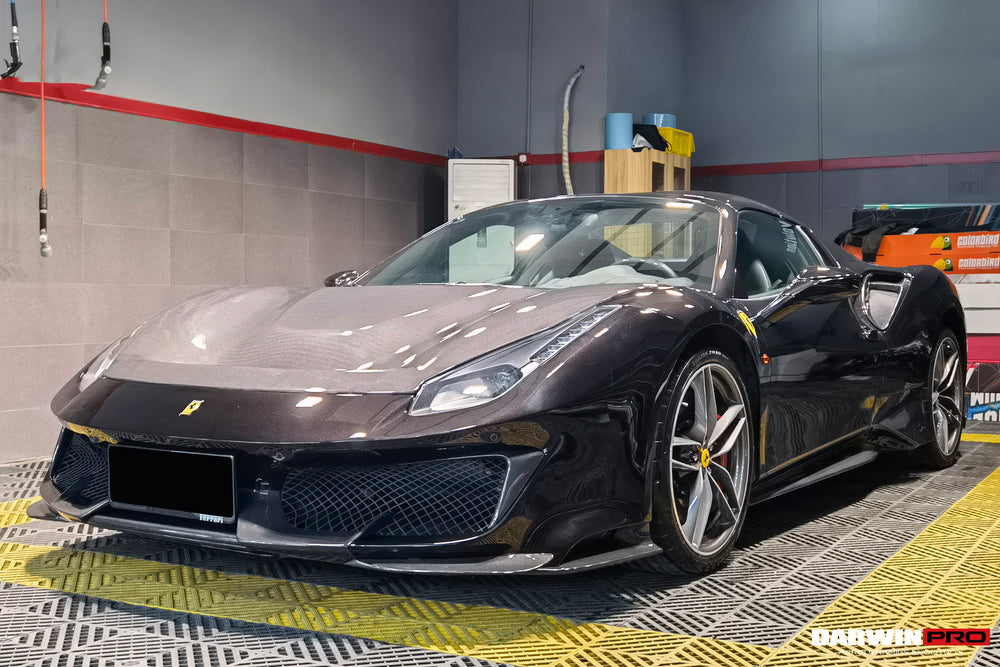 2015-2020 Ferrari 488 GTB | Spider Pista Style Carbon Fiber Full Body Kit