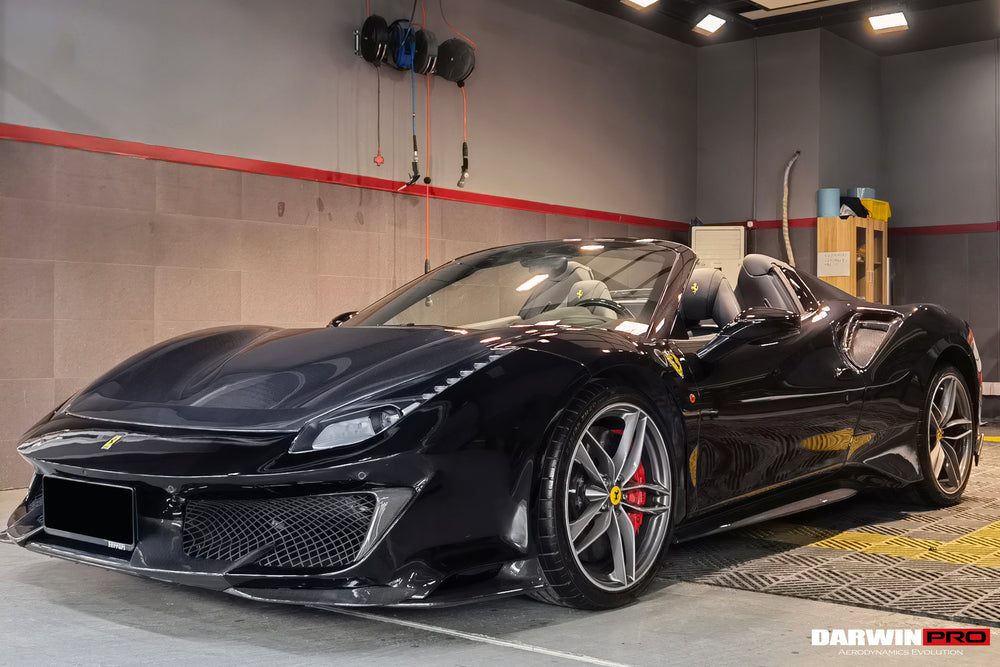 2015-2020 Ferrari 488 GTB | Spider Pista Style Carbon Fiber Full Body Kit