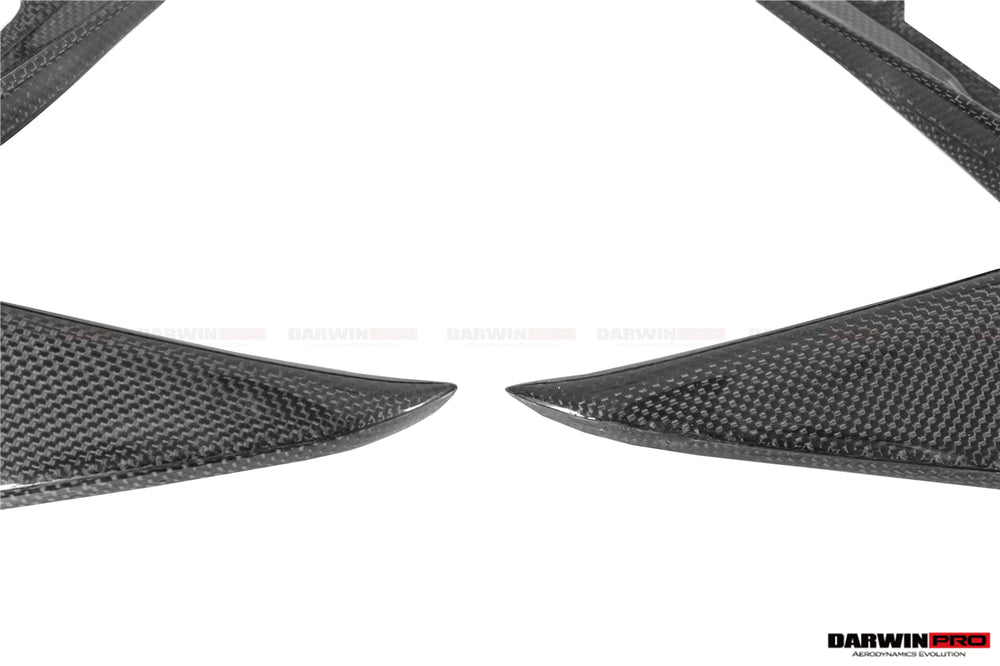 2018-2022 Ferrari 488 Pista Carbon Fiber Front Bumper Vent Canards