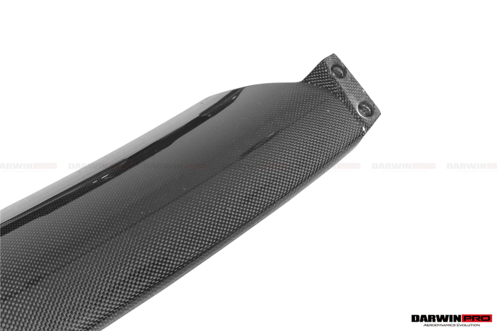 2018-2022 Ferrari 488 Pista Carbon Fiber Front Bumper Low Center Chin Splitter