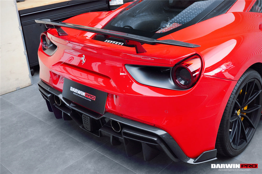 DarwinPRO 2015-2020 Ferrari 488 GTB & Spider iMP-Performance Carbon Fiber Rear Diffuser
