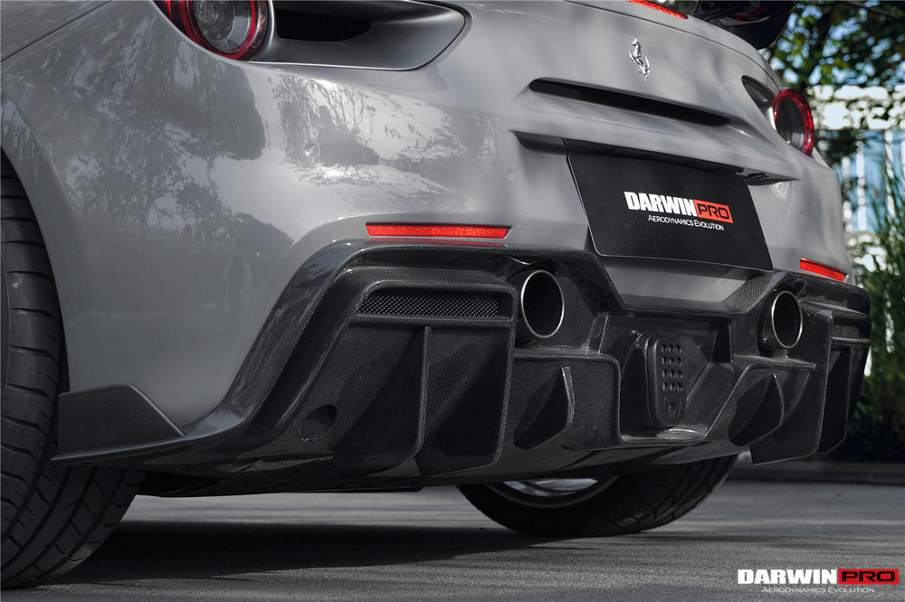 DarwinPRO 2015-2020 Ferrari 488 GTB & Spider iMP-Performance Carbon Fiber Rear Diffuser