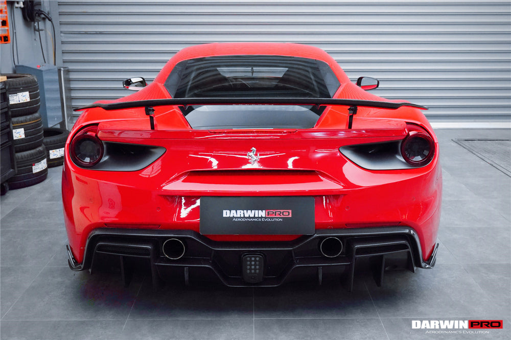 DarwinPRO 2015-2020 Ferrari 488 GTB & Spider iMP-Performance Carbon Fiber Rear Diffuser