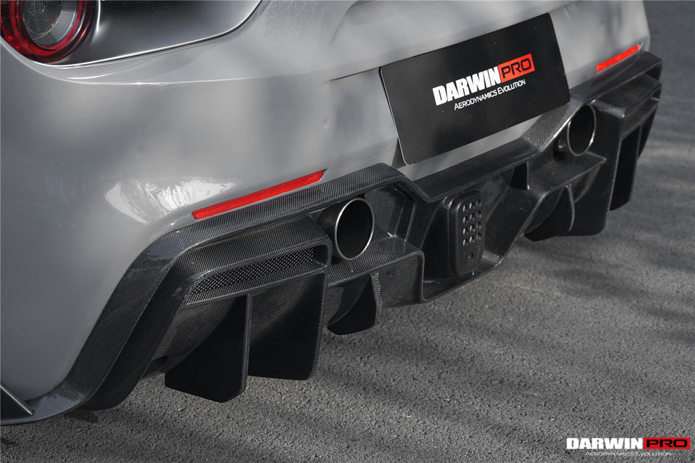 DarwinPRO 2015-2020 Ferrari 488 GTB & Spider iMP-Performance Carbon Fiber Rear Diffuser