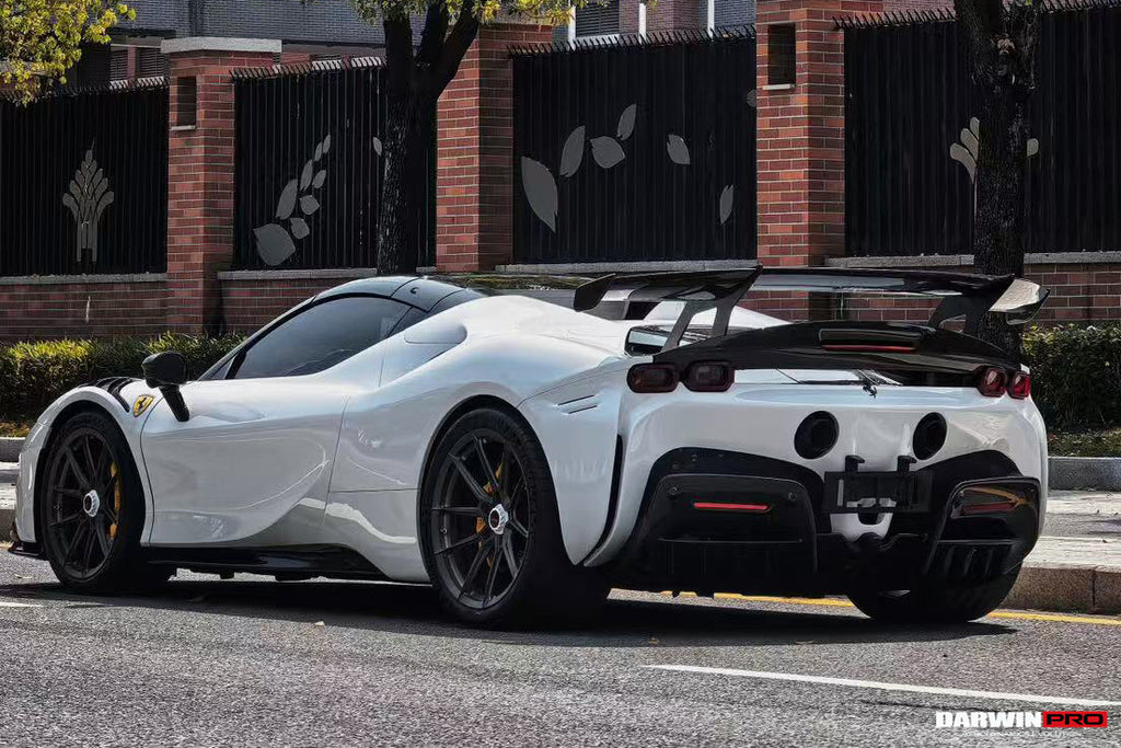 2020-UP Ferrari SF90XX-Style Autoclave Carbon Fiber Wing (Fits SF90 ...