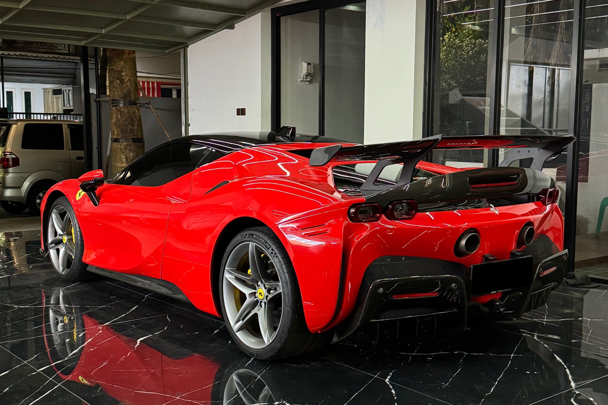 ✨ SF20XX 2020-UP Ferrari SF90 Stradale Autoclave Carbon Fiber Wing with