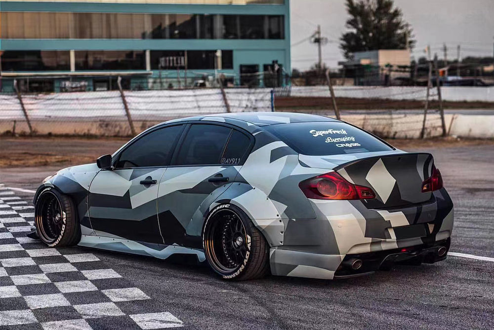 2010-2013 Infiniti G25 G37 Sedan BKSS Style Side Skirts