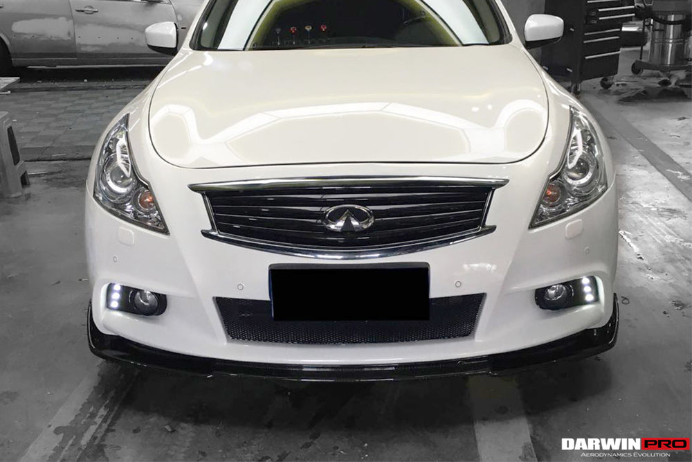 2010-2013 Infiniti G25 G37 Sedan EU Style Carbon Fiber Front Lip