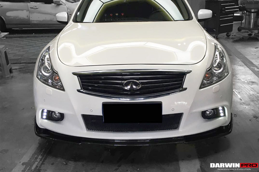 2010-2013 Infiniti G25 G37 Sedan EU Style Carbon Fiber Front Lip