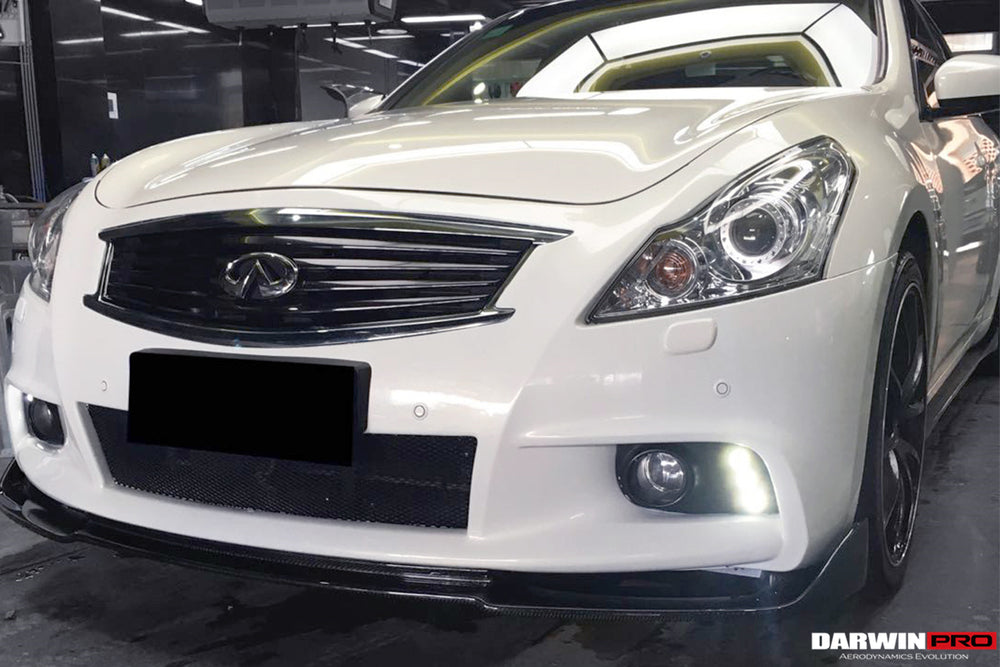 2010-2013 Infiniti G25 G37 Sedan EU Style Carbon Fiber Front Lip