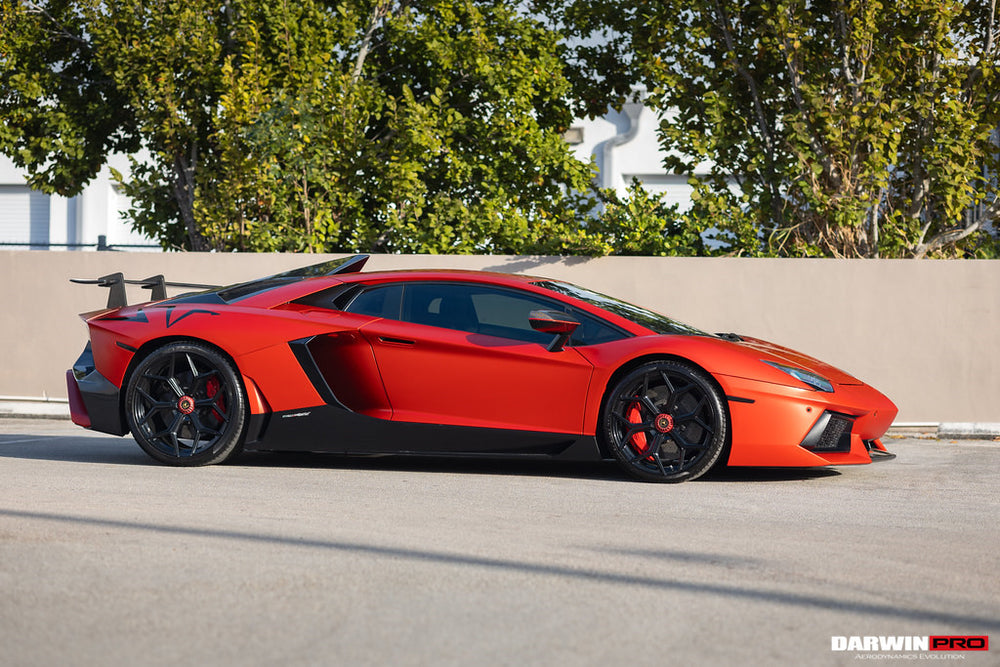 2011-2021 Lamborghini Aventador LP700 LP740 Coupe & Roadster Carbon Fiber Side Skirts - DarwinPRO Aerodynamics