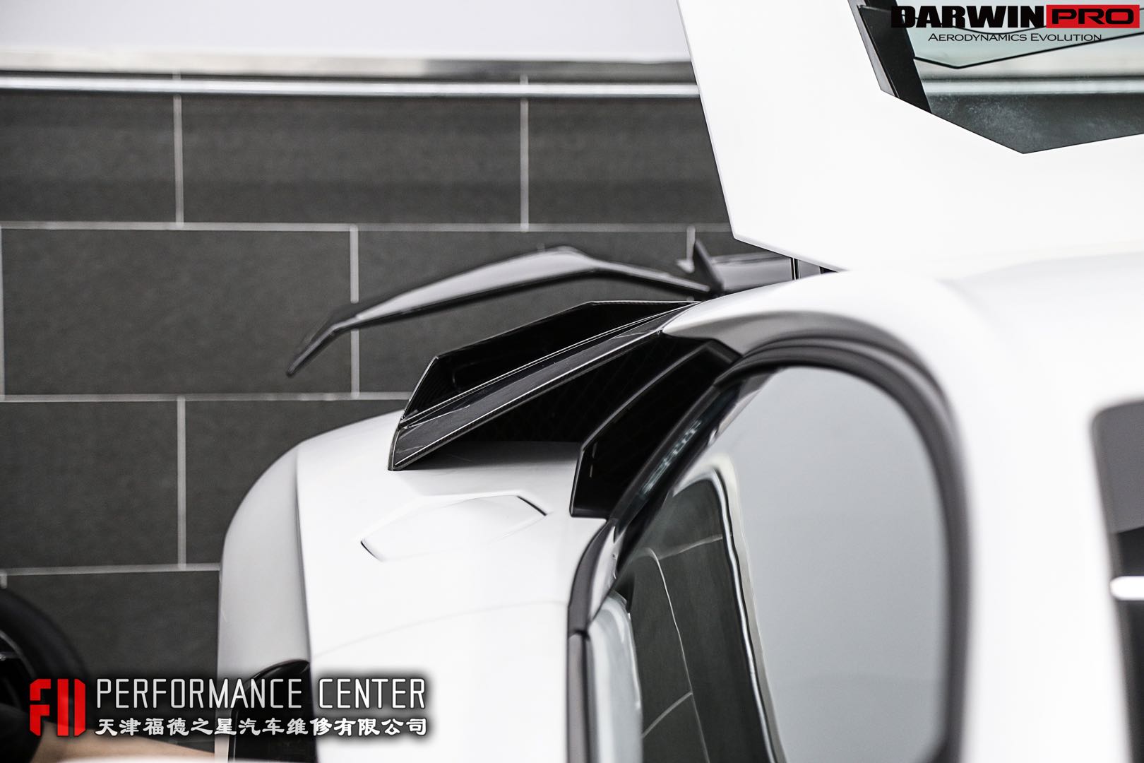 2011-2016 Lamborghini Aventador LP700 Coupe & Roadster BKSS Style Carbon Fiber Rear Side Scoops - DarwinPRO Aerodynamics
