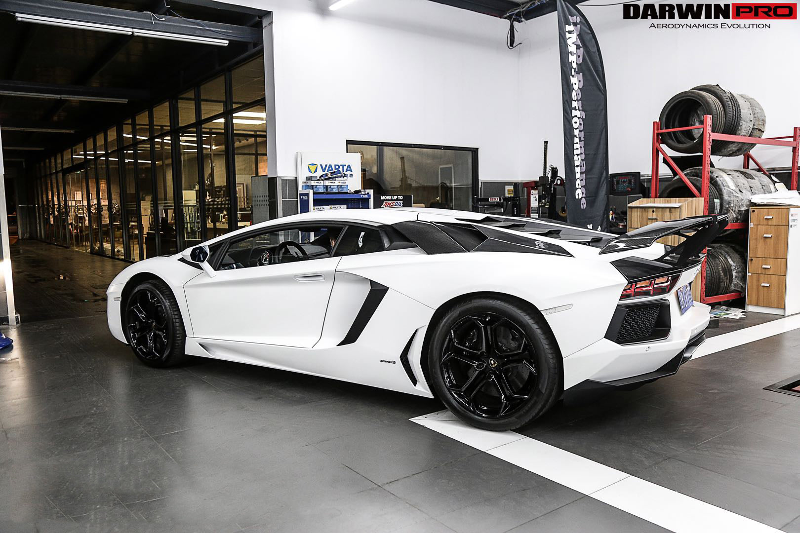 2011-2016 Lamborghini Aventador LP700 Coupe & Roadster BKSS Style Carbon Fiber Rear Side Scoops - DarwinPRO Aerodynamics