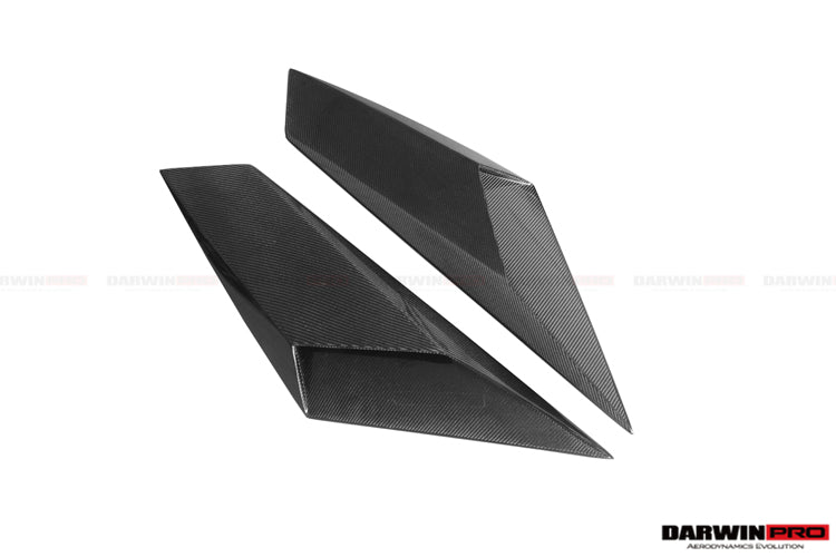 2011-2016 Lamborghini Aventador LP700 Coupe & Roadster BKSS Style Carbon Fiber Rear Side Scoops - DarwinPRO Aerodynamics