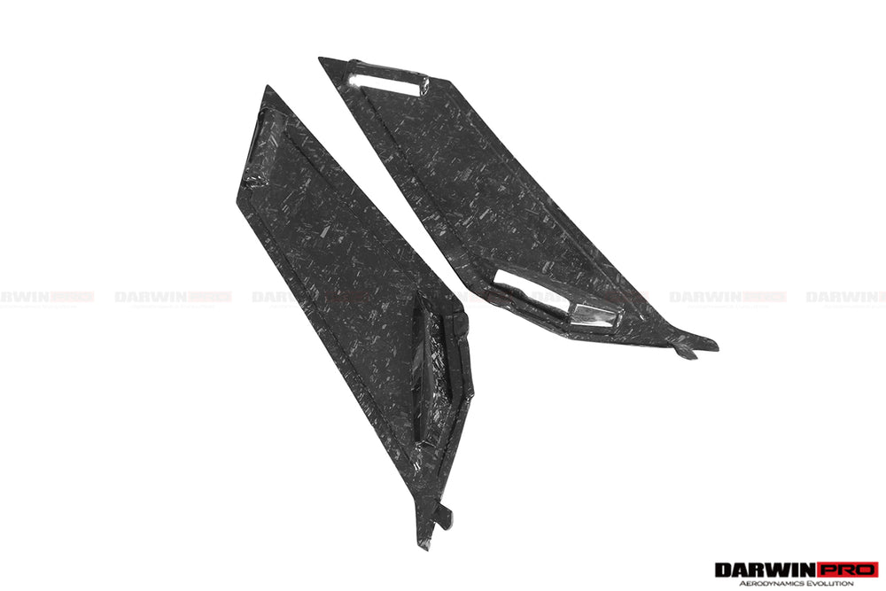 Panel de entrada de aire trasero de fibra de carbono para Lamborghini Aventador LP700 LP740 Roadster 2013-2016