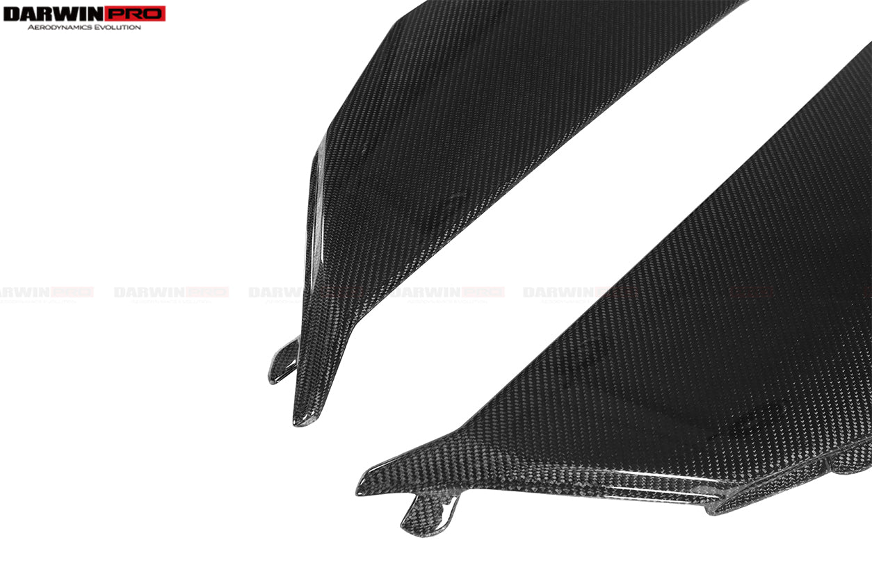 Panel de entrada de aire trasero de fibra de carbono para Lamborghini Aventador LP700 LP740 Roadster 2013-2016