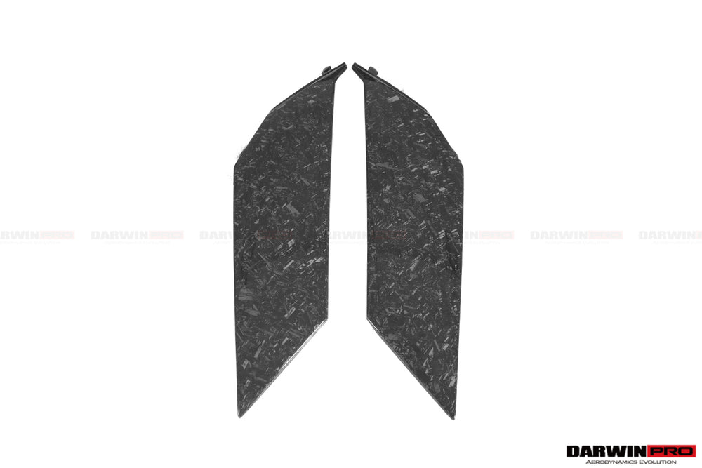Panel de entrada de aire trasero de fibra de carbono para Lamborghini Aventador LP700 LP740 Roadster 2013-2016