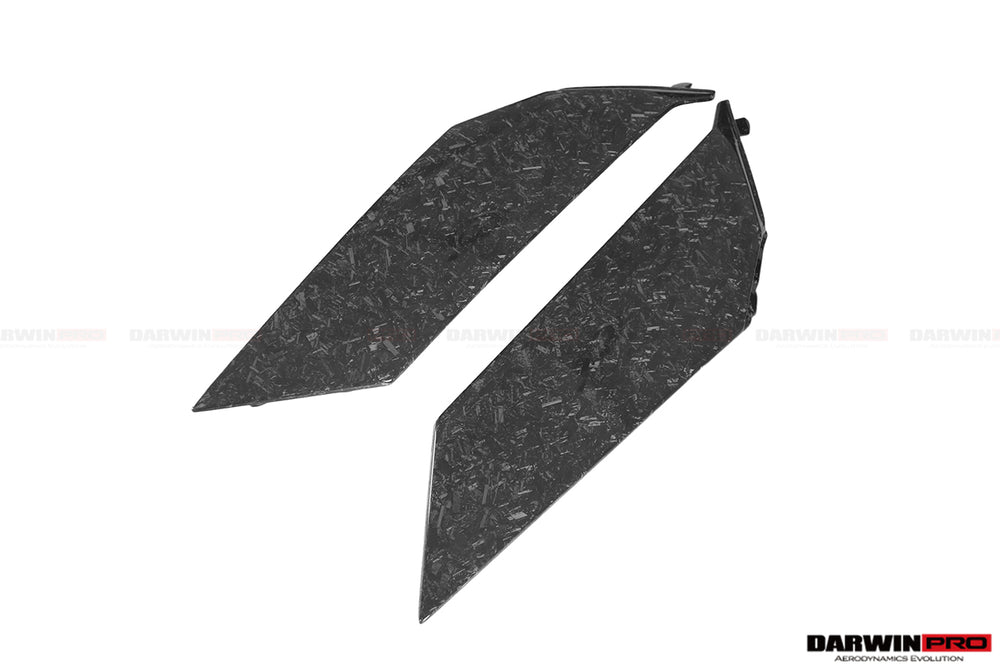 Panel de entrada de aire trasero de fibra de carbono para Lamborghini Aventador LP700 LP740 Roadster 2013-2016
