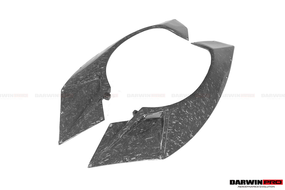 Kit aerodinámico completo de fibra de carbono con carrocería ancha estilo SV-BKSSII para Lamborghini Aventador LP700 Roadster DarwinPRO 2011-2016