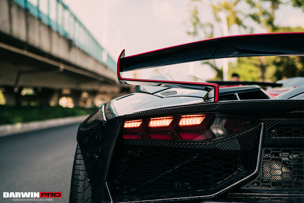 Kit aerodinámico completo de fibra de carbono con carrocería ancha estilo SV-BKSSII para Lamborghini Aventador LP700 Roadster DarwinPRO 2011-2016
