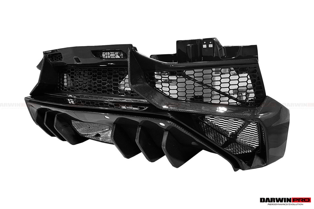 DarwinPRO 2011-2016 Lamborghini Aventador LP700 LP740 Coupe & Roadster SV Style Rear Bumper - DarwinPRO Aerodynamics