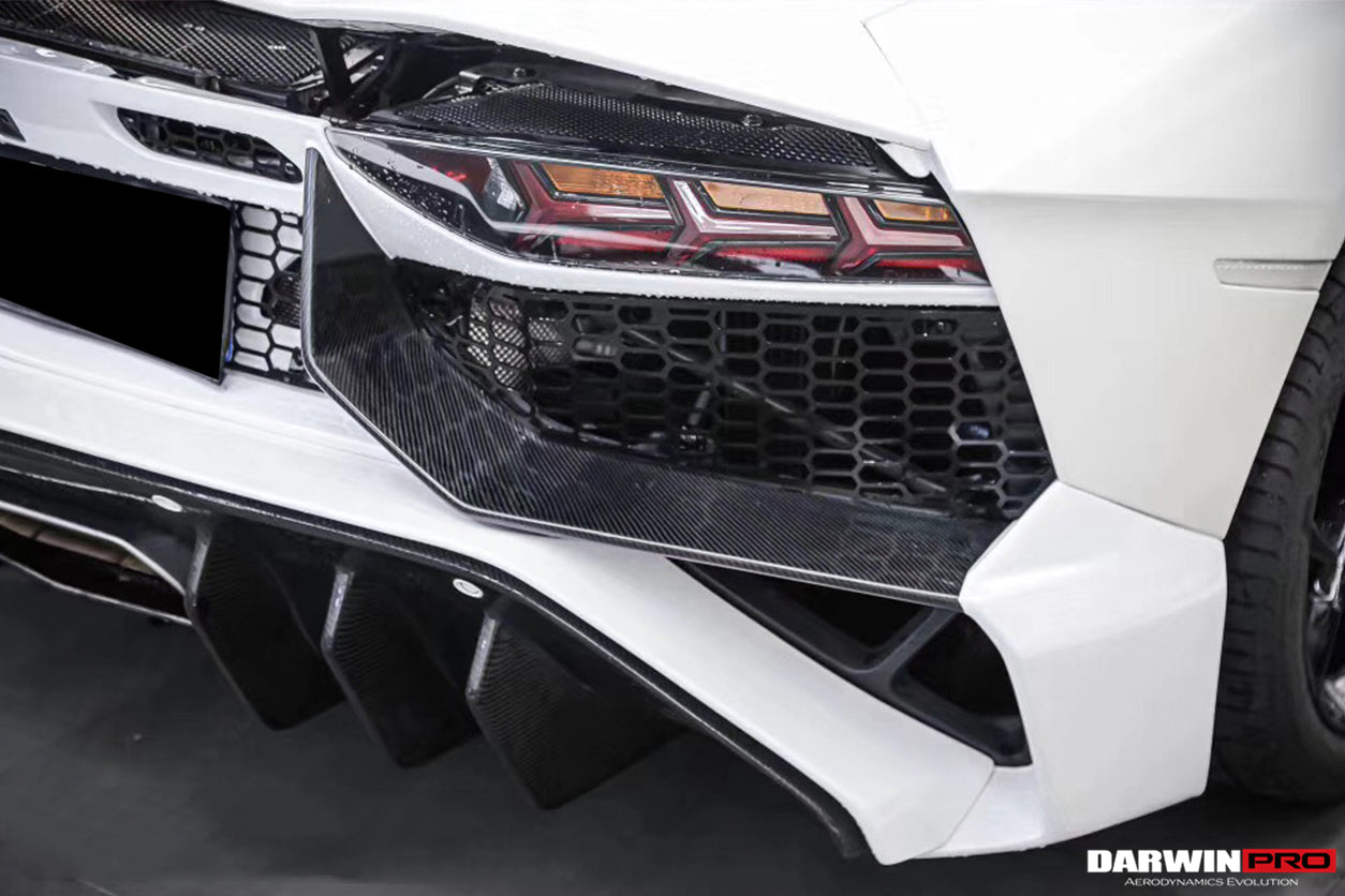 DarwinPRO 2011-2016 Lamborghini Aventador LP700 LP740 Coupe & Roadster SV Style Rear Bumper - DarwinPRO Aerodynamics