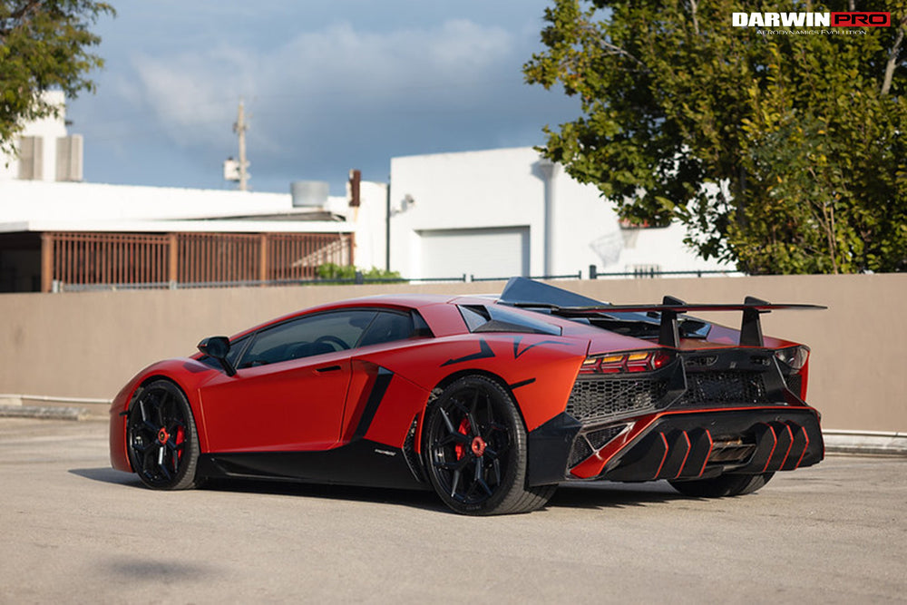 Alerón trasero estilo SV para Lamborghini Aventador LP700 LP740 Coupe y Roadster DarwinPRO 2011-2021