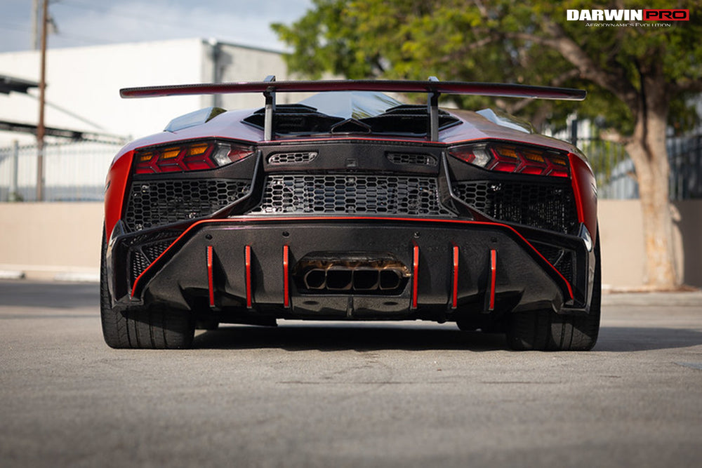 Alerón trasero estilo SV para Lamborghini Aventador LP700 LP740 Coupe y Roadster DarwinPRO 2011-2021