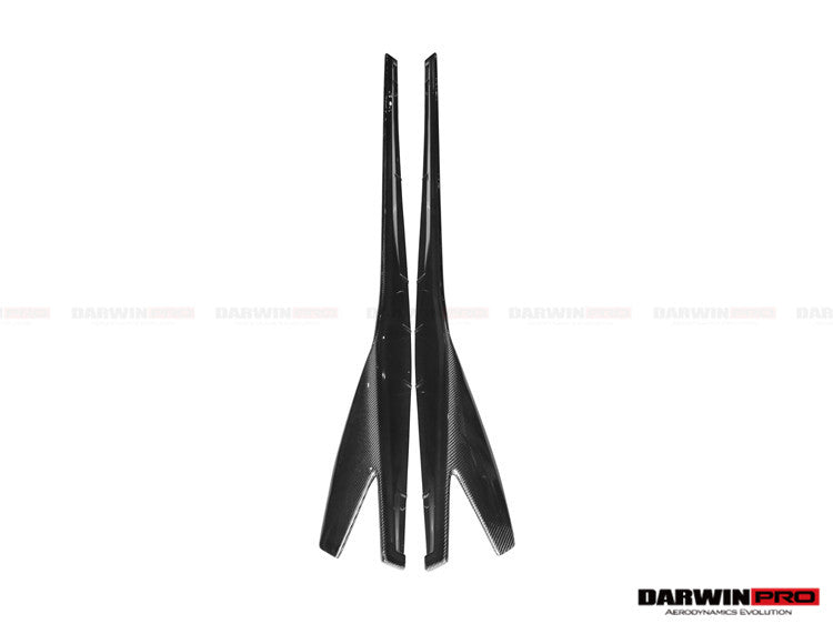 Faldones laterales de fibra de carbono debajo del tablero estilo BKSS para Lamborghini Aventador LP700 Coupe/Roadster 2011-2016