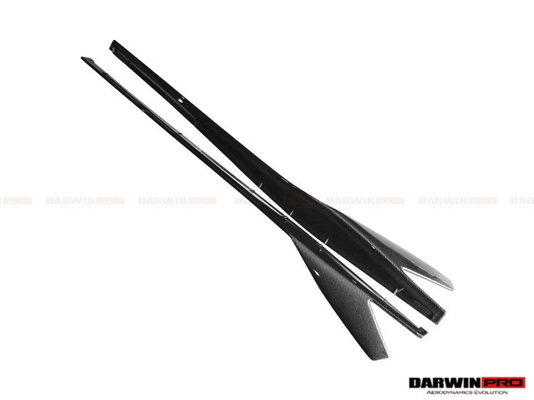 Faldones laterales de fibra de carbono debajo del tablero estilo BKSS para Lamborghini Aventador LP700 Coupe/Roadster 2011-2016