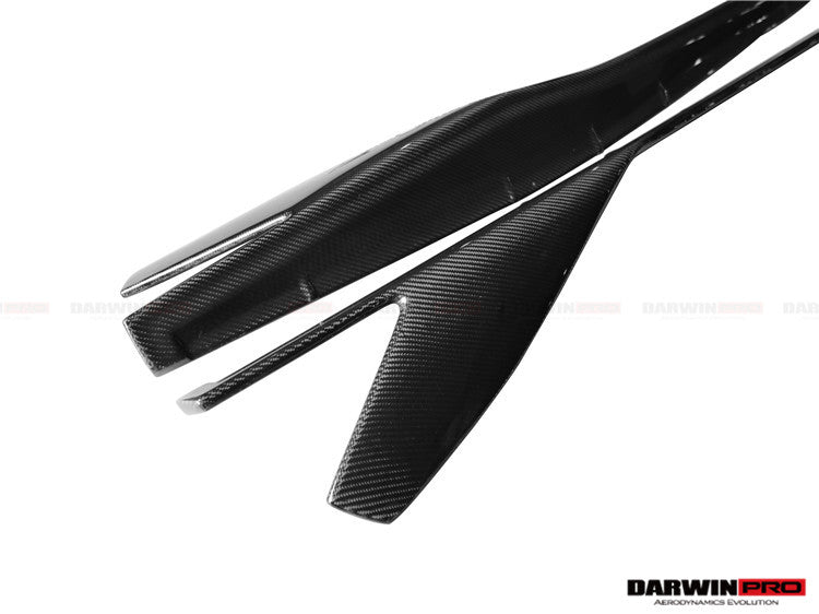 Faldones laterales de fibra de carbono debajo del tablero estilo BKSS para Lamborghini Aventador LP700 Coupe/Roadster 2011-2016
