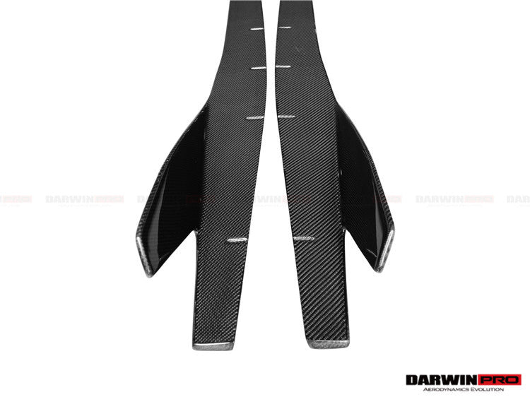 Faldones laterales de fibra de carbono debajo del tablero estilo BKSS para Lamborghini Aventador LP700 Coupe/Roadster 2011-2016