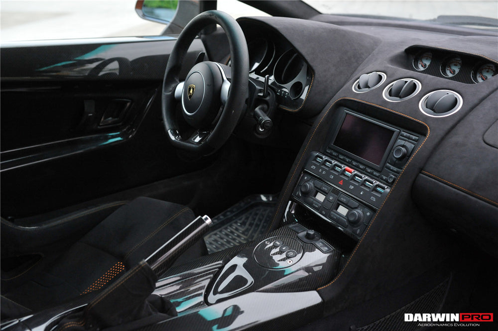 2004-2014 Lamborghini Gallardo OEM Style Carbon Fiber Center Console