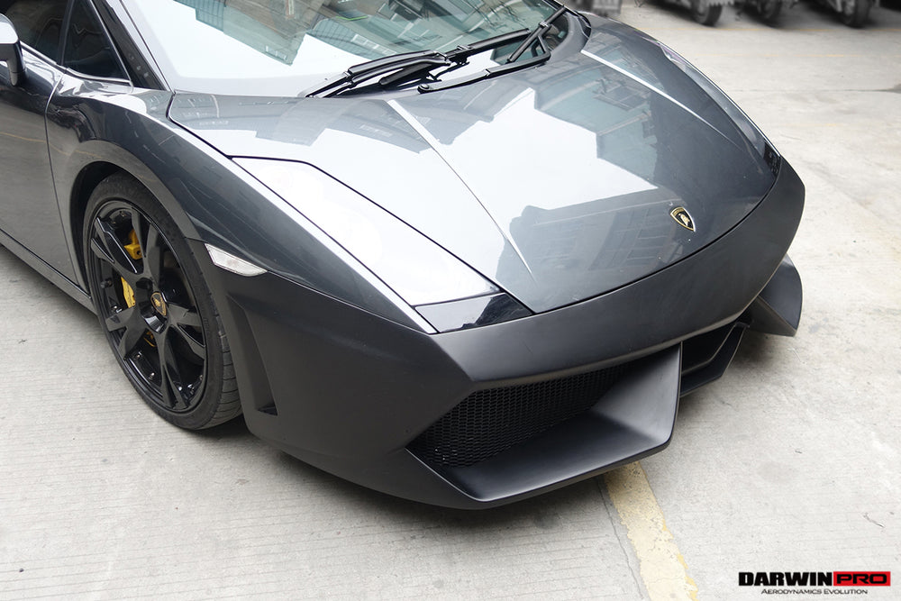 2004-2008 Lamborghini Gallardo LP570 Style Front Bumper - DarwinPRO Aerodynamics