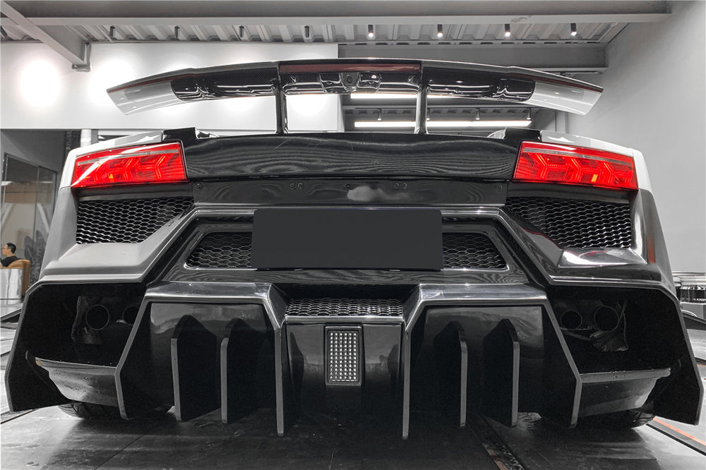 2009-2014 Lamborghini Gallardo BKSS Style Rear Bumper - DarwinPRO Aerodynamics