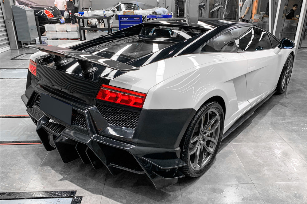 2009-2014 Lamborghini Gallardo BKSS Style Rear Bumper - DarwinPRO Aerodynamics