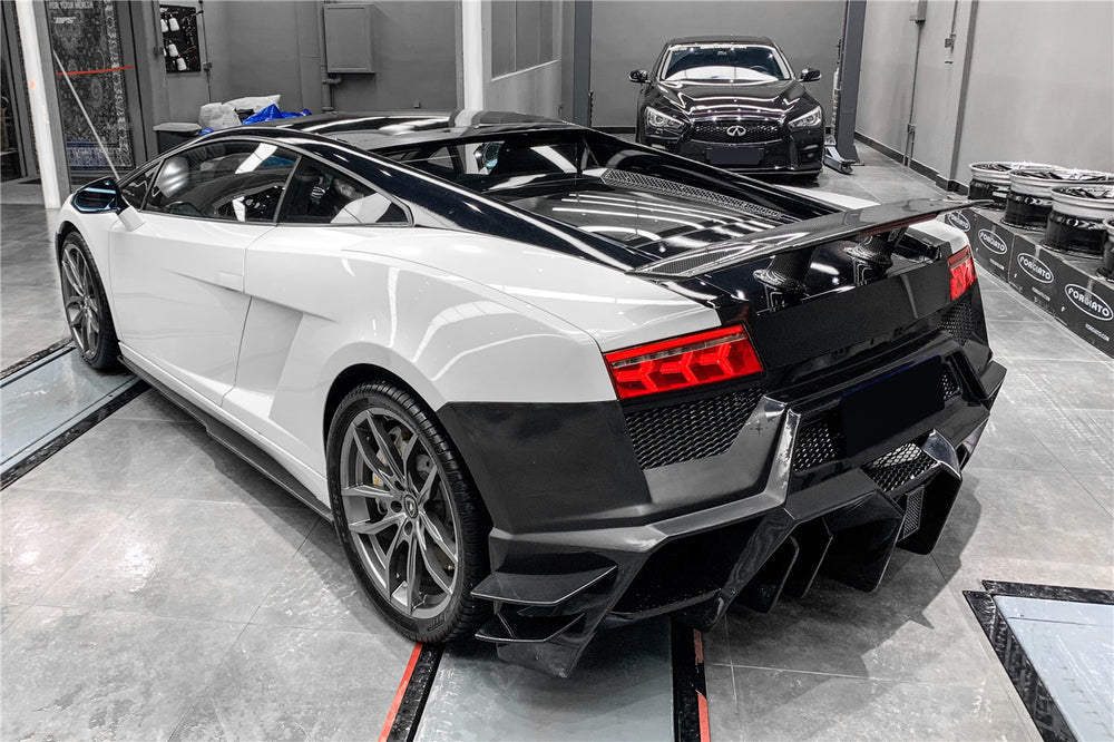 2009-2014 Lamborghini Gallardo BKSS Style Rear Bumper - DarwinPRO Aerodynamics