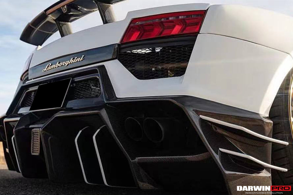 2009-2014 Lamborghini Gallardo BKSS Style Rear Bumper - DarwinPRO Aerodynamics
