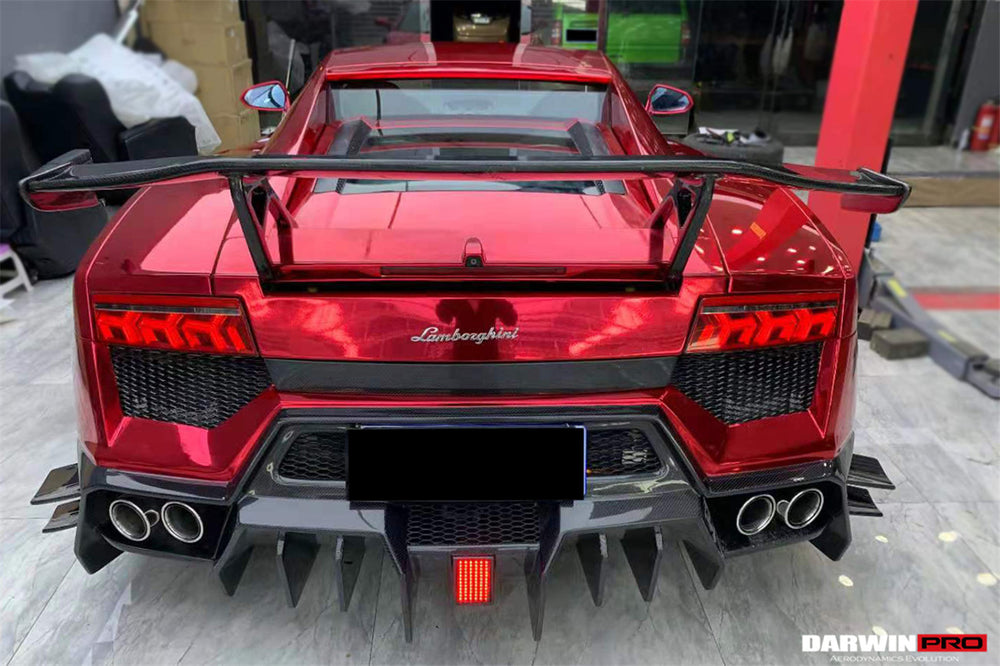 2009-2014 Lamborghini Gallardo BKSS Style Rear Bumper - DarwinPRO Aerodynamics
