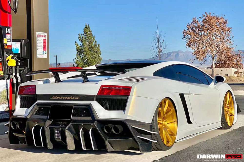 2009-2014 Lamborghini Gallardo BKSS Style Rear Bumper - DarwinPRO Aerodynamics