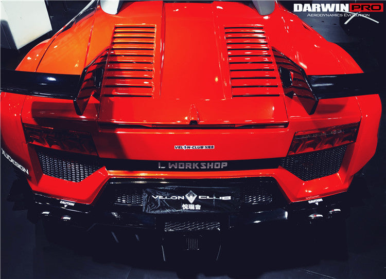 2009-2014 Lamborghini Gallardo Coupe Only IRON Style Trunk Spoiler