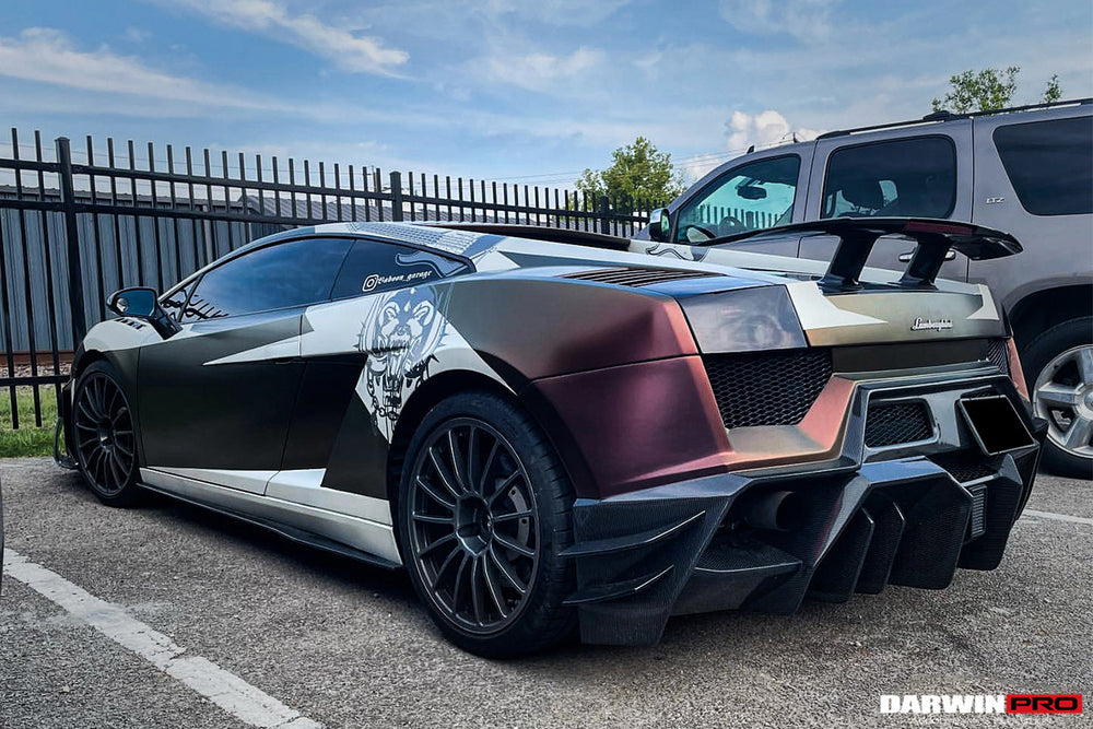 2004-2008 Lamborghini Gallardo IRON Style Rear Bumper - DarwinPRO Aerodynamics