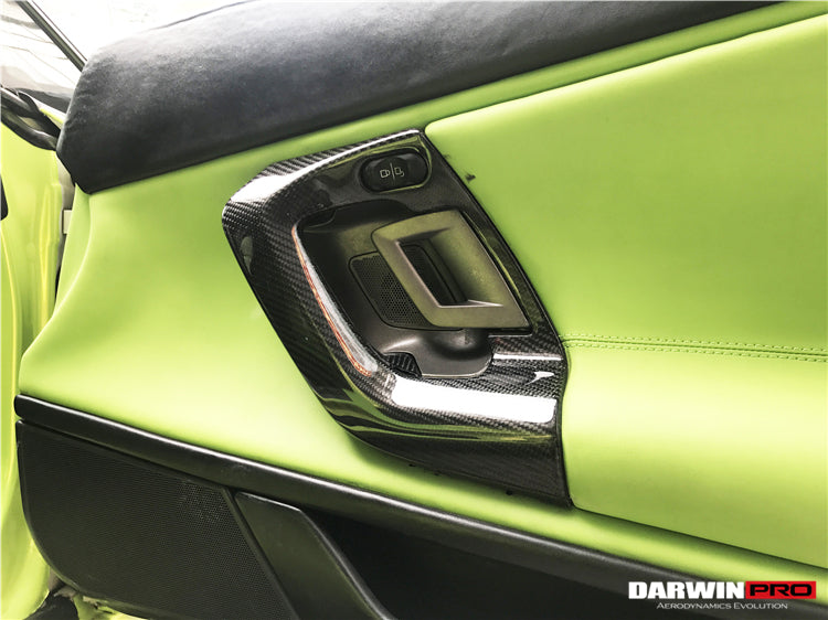 2004-2014 Lamborghini Gallardo Carbon Fiber Door Handles - DarwinPRO Aerodynamics