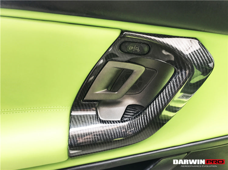 2004-2014 Lamborghini Gallardo Carbon Fiber Door Handles - DarwinPRO Aerodynamics