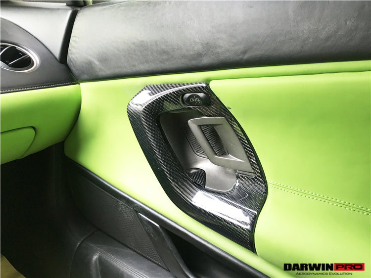 2004-2014 Lamborghini Gallardo Carbon Fiber Door Handles - DarwinPRO Aerodynamics