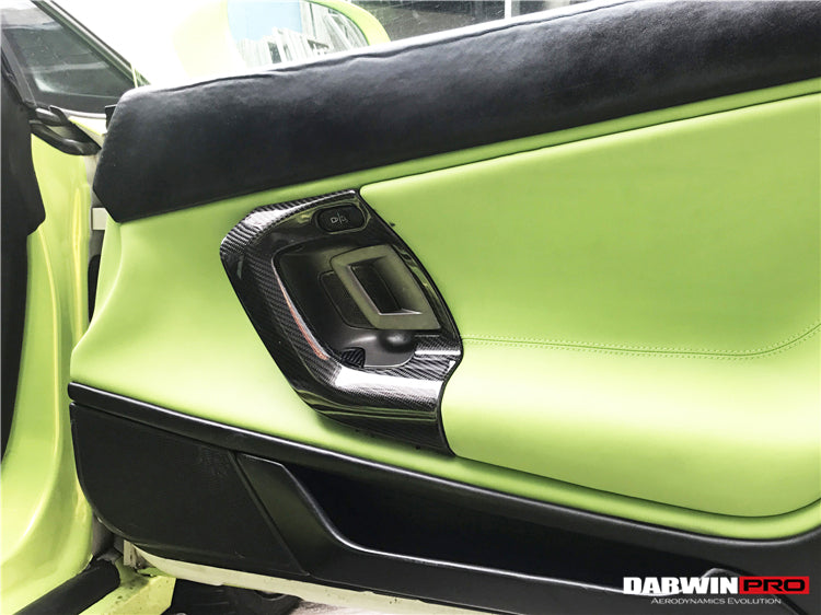2004-2014 Lamborghini Gallardo Carbon Fiber Door Handles - DarwinPRO Aerodynamics
