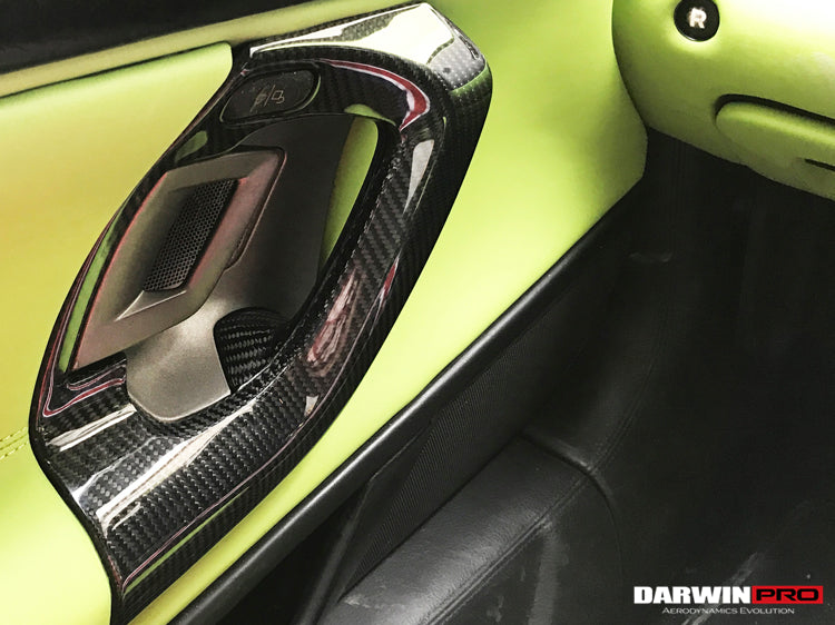 2004-2014 Lamborghini Gallardo Carbon Fiber Door Handles - DarwinPRO Aerodynamics